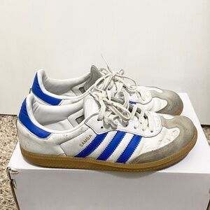 Adidas Samba Size 6 1/2 Women”s  Classic White  Sneakers ,